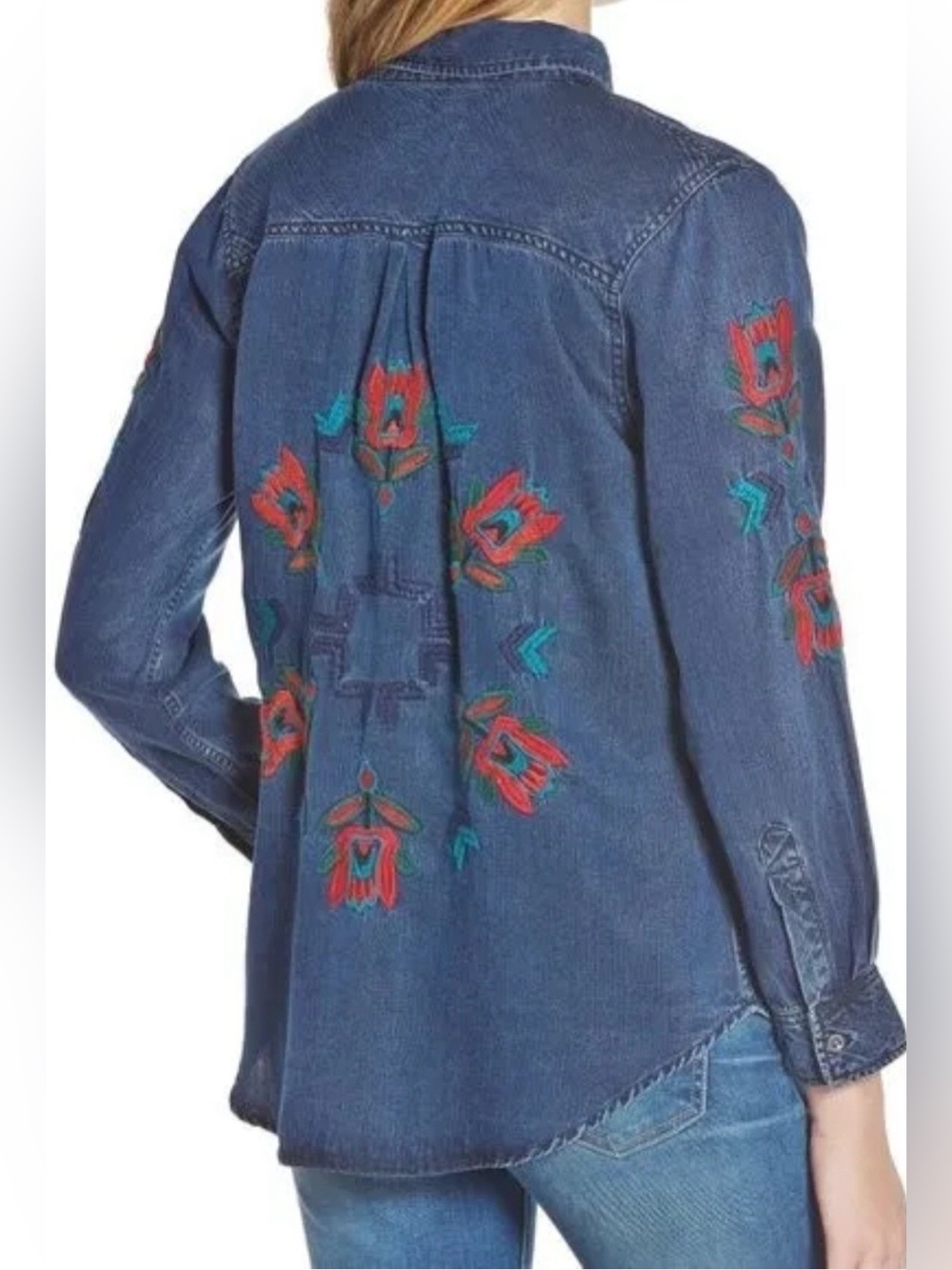 RAILS Ingrid Shirt in Jalisco Embroidery